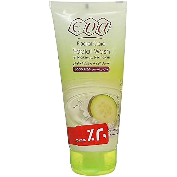 Eva Facial Wash & Make-Up Remover with Cucumber and Yoghurt for Oily Skin- 150 ml - Image 1